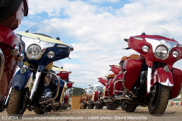Essai Indian Roadmaster sur route