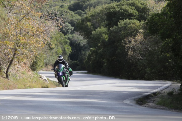 Essai Kawasaki H2 SX SE sur départementales