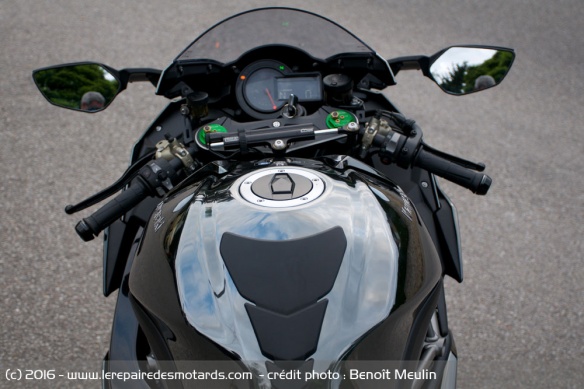 Guidon de la Kawasaki H2