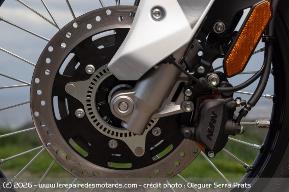 L'étrier avant manque un peu de puissance