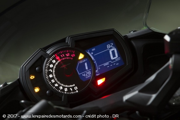 Compteur de la Kawasaki Ninja 650