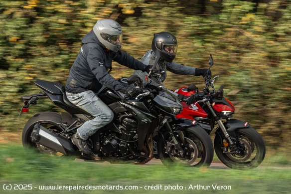 Pour cet essai, nos deux roadsters ont été équipés de pneus Bridgestone S23