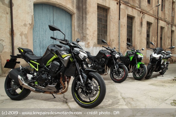 Les coloris de la Z900 pour 2020