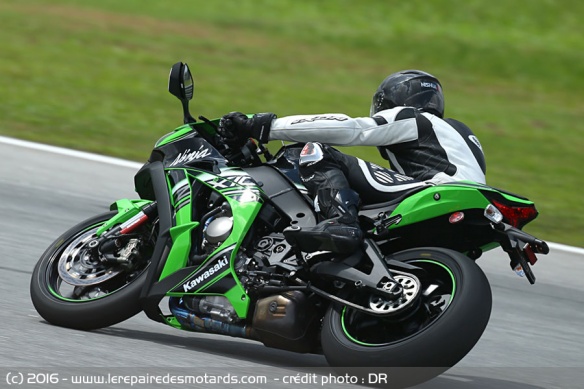 Vue de dessus Kawasaki ZX-10R