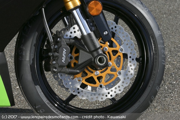 Freins Nissin de la Kawasaki ZX-6R