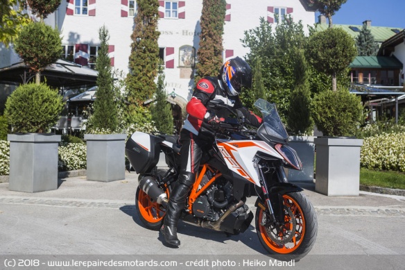 Ergonomie de la KTM 1290 Super Duke GT
