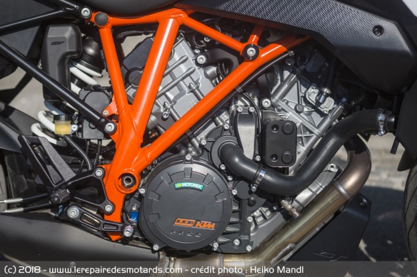 Moteur de la KTM 1290 Super Duke GT