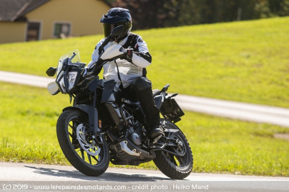 Essai de la KTM 390 Adventure sur route