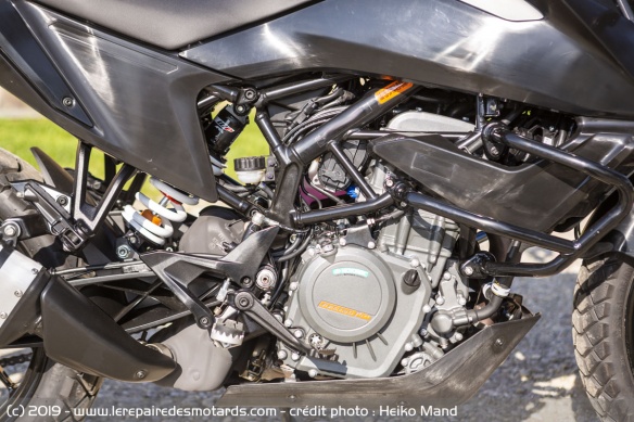 Moteur de la KTM 390 Adventure