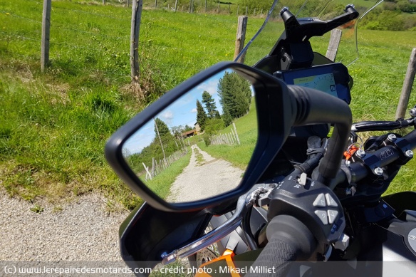 Le guidon offre une position naturelle
