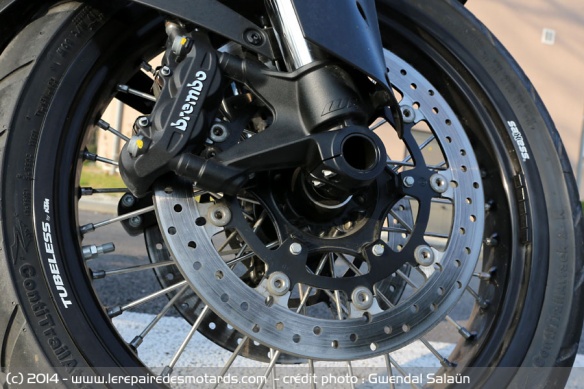 Freinage Brembo ABS Bosh sur KTM 1190 Adventure 