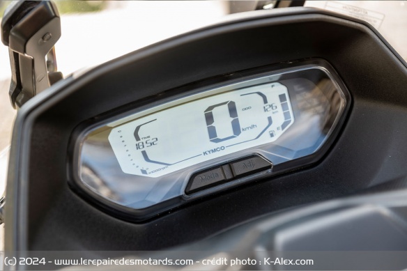 L'instrumentation TFT est basique, mais efficace