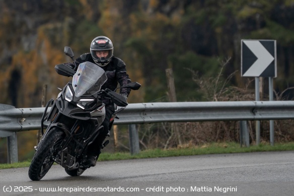 C'est en cruising que la Morbidelli se montre véritablement à l'aise