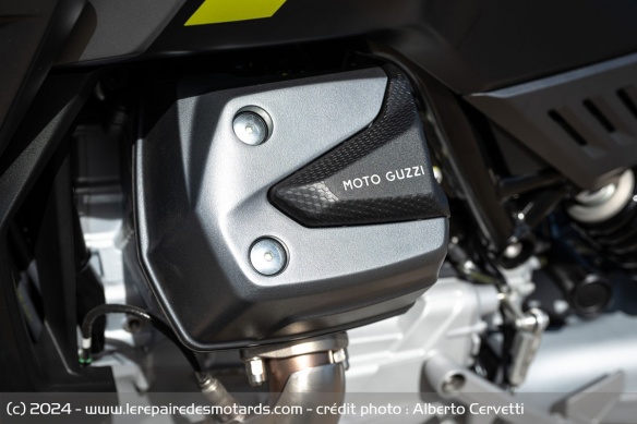 Le moteur de la Moto Guzzi Stelvio