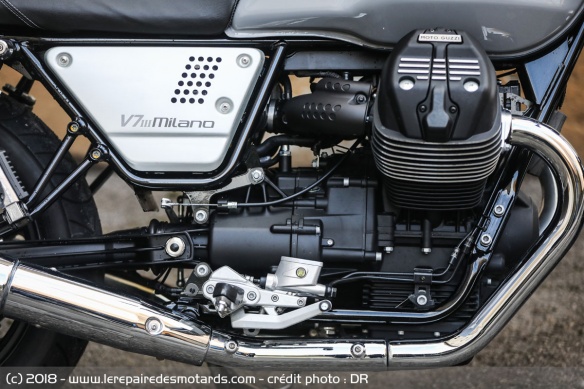 Le moteur sur la Milano