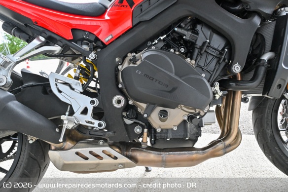 Le quatre cylindre chinois délivre 95 chevaux et 75 Nm de couple