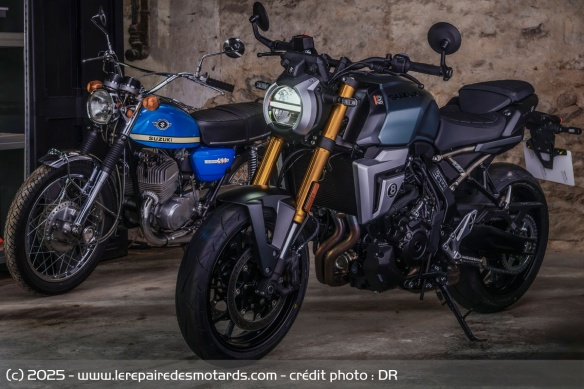 La T500 a servi d'inspiration à Suzuki pour la GSX-8T
