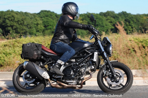 Essai Suzuki SV Scrambler sur route