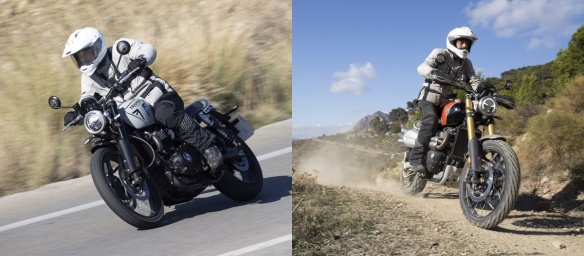 Essai comparo Triumph Scrambler 1200 X et XE Essai comparo Triumph Scrambler 1200 X et XE