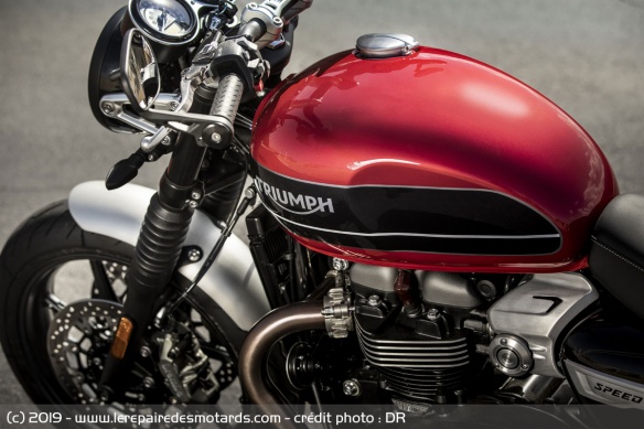 Selle de la Triumph Speed Twin