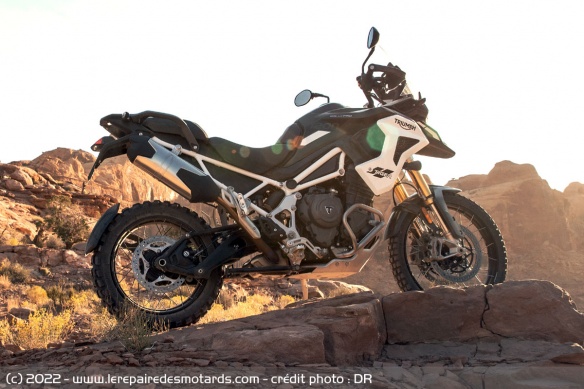La Triumph Tiger 1200 Rally Pro idéale pour la piste