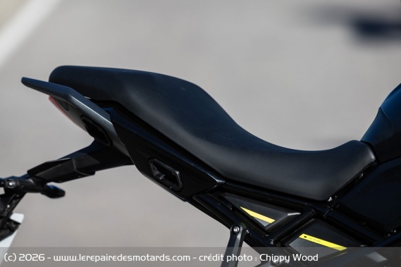 La selle de la Triumph Tiger Sport 660