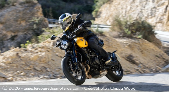 Essai de la Triumph Trident 660