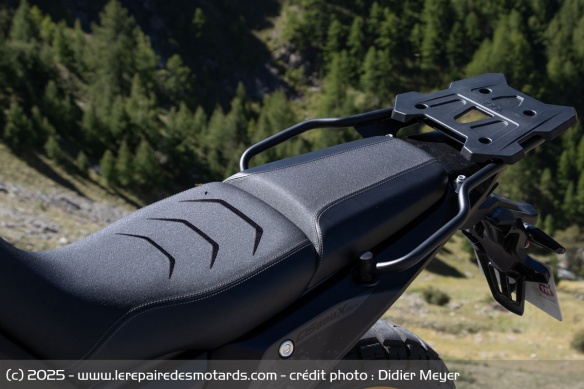 Que ce soit au niveau de l'assise ou de l'ergonomie, la moto s'est montrée plutôt confortable