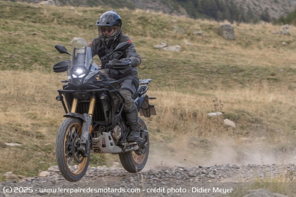 Efficace en tout-terrain, la Voge gagnerait tout de même à s'alléger un peu