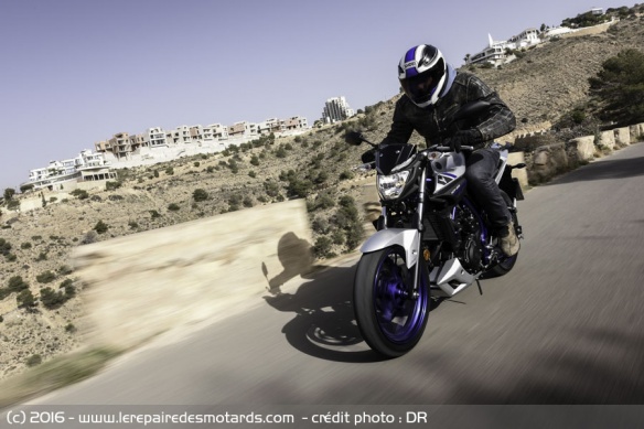 Yamaha MT-03 sur nationale
