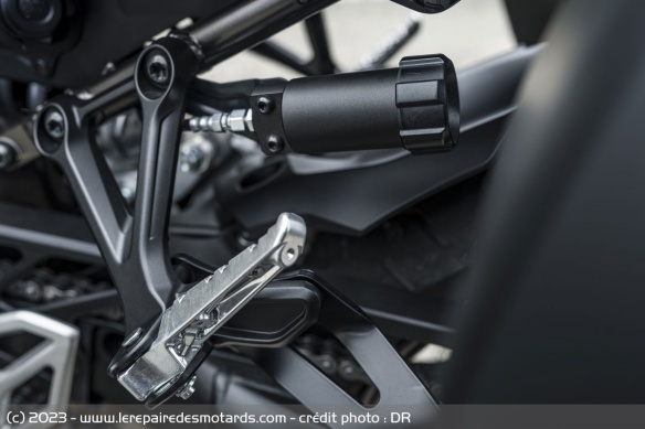 L'amortisseur de la Yamaha Niken GT