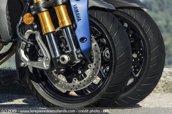 Frein avant de la Yamaha Niken GT