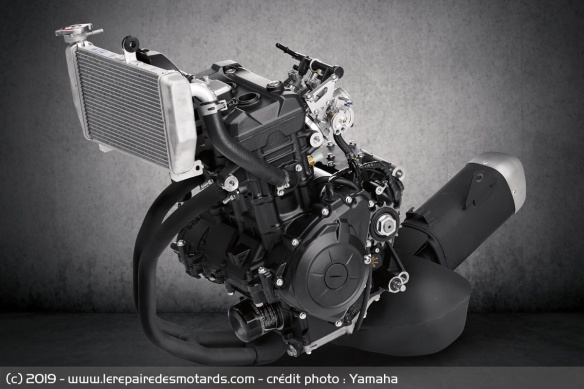 Moteur bicylindre de la Yamaha YZF-R3