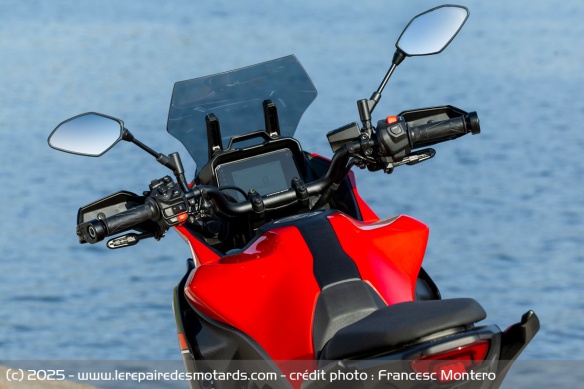 Le réservoir de la Yamaha Tracer 7