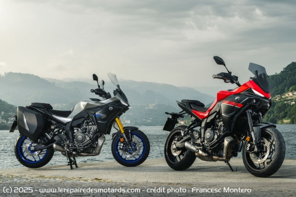 Les Yamaha Tracer 7 GT et Tracer 7 2025