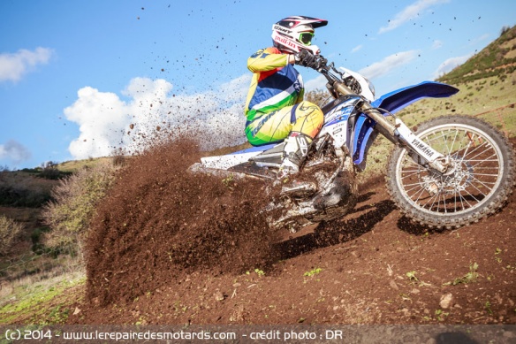 Yamaha 250 WR-F à l'attaque