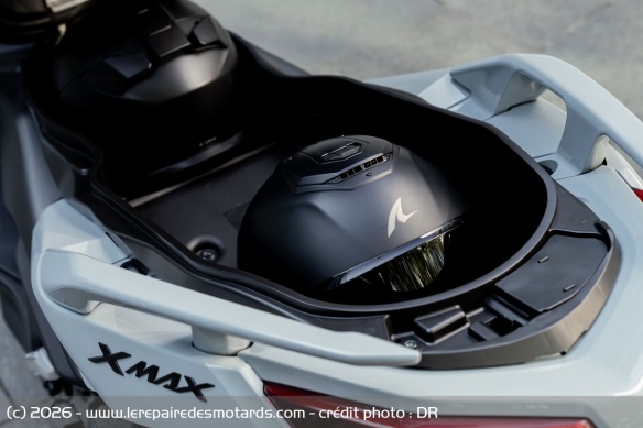 Le coffre du Yamaha XMax 125 Tech Max+