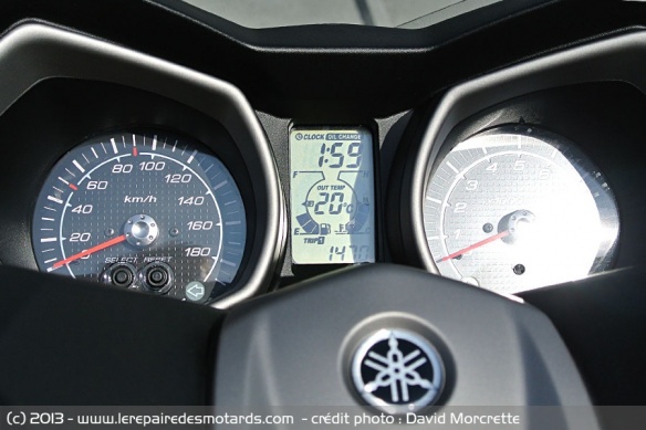 Compteur et tableau de bord Yamaha XMax 400