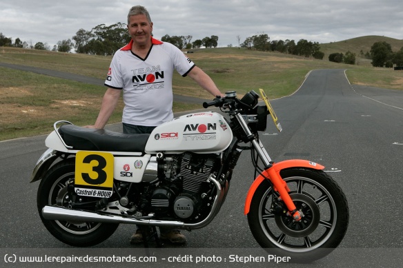 Mal Pitman et la Yamaha XS1100 Team Avon originale