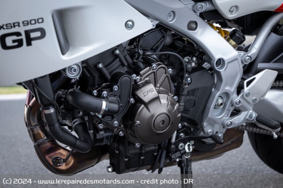 Le moteur CP3 de la Yamaha XSR900 GP