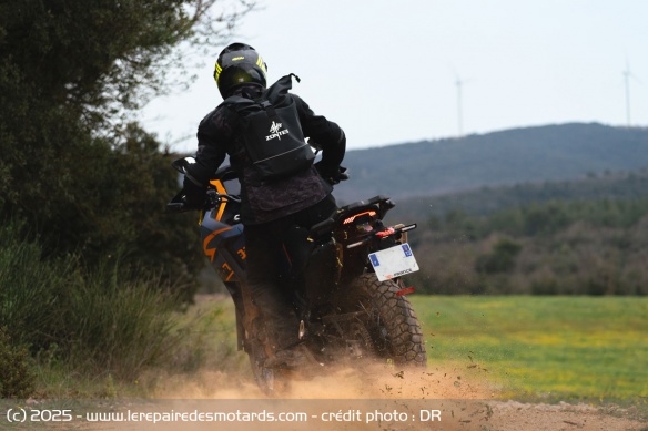 Généreux en couple et en sensation, le moteur est un régal à utiliser en tout-terrain