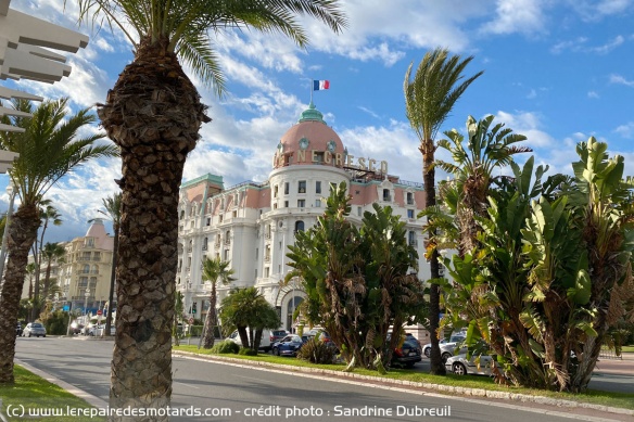 L'hôtel Negresco sur la promenade des anglais