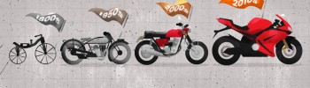L'instant Retrograph : Draisienne et vlocipde  moteur