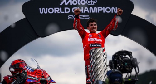 Marc Marquez est sacr Champion du Monde MotoGP  Motegi aprs sa 2e place au Grand Prix du Japon et la victoire de Francesco Bagnaia 
