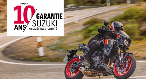 Suzuki poursuit sa politique de repositionnement tarifaire � la baisse et annonce passer � 10 ans de garantie sans limite de kilom�trage 