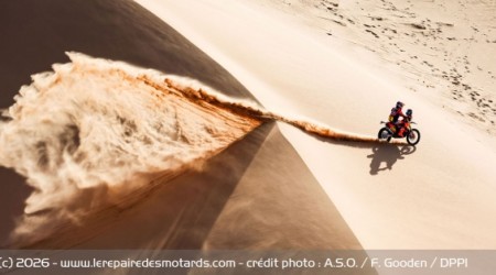 Retour sur l'�dition 2026 du rallye Dakar avec les plus belles photos de l'�preuve disput�e en Arabie Saoudite et remport�e, sur le fil, par Luciano Benavides 