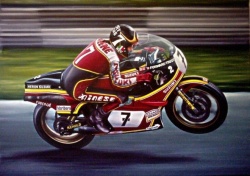 Pilote de légende : Barry Sheene (photo : DR)