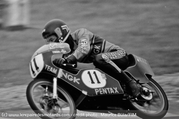 Henk van Kessel au Grand Prix de France 1979 sur sa Sparta 50 Henk van Kessel au Grand Prix de France 1979 sur sa Sparta 50