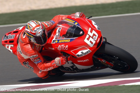 Capirex sur la Ducati Desmosedici en 2005 Capirex sur la Ducati Desmosedici en 2005