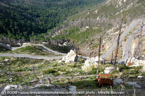 La Corse en moto